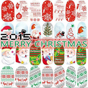 1 Х Коледна Снежинка и Дядо Коледа, Светлинен Блясък, Пълно Опаковане, Пренасяне на Вода, 3D Стикери, Декорации от Фолио, Съвети