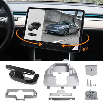 Модификация на автомобила Екран Въртяща се Скоба GPS Планина Завъртане на екрана е Подходящ За Tesla, Модел 3 2017-2022/Модел Y 2020 2021